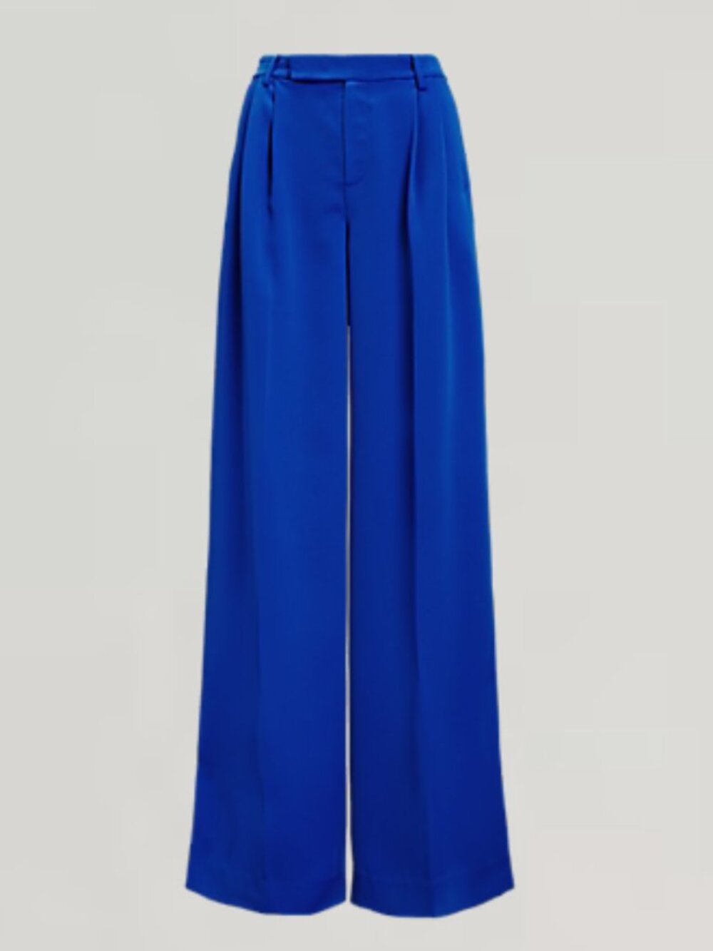 Lauren Ralph Lauren Women's Pleated Satin Crepe Wide-Leg Pant 12 - Picture 14 of 16